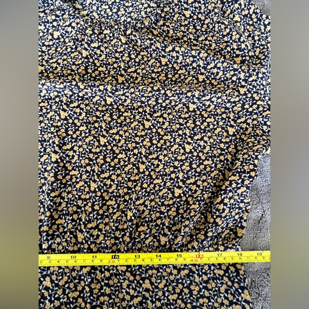 Uniqlo Georgette Printed Halfsleeve Flare Dress size XL - Picture 13 of 15